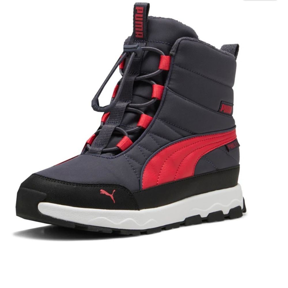Puma Black and Red High-Top Snow Boots 6.5 NWT